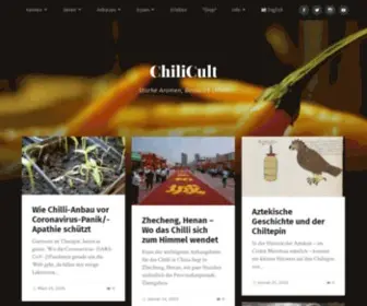 Chilicult.com(Zest for Life) Screenshot