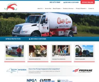 Chiligas.com(Propane Delivery) Screenshot