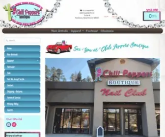 Chilipeppersboutique.com(Create an Ecommerce Website and Sell Online) Screenshot