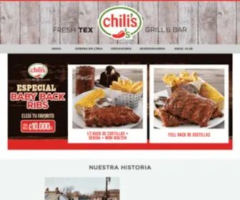 Chiliscr.com(Chili's Fresh Tex Grill & Bar) Screenshot