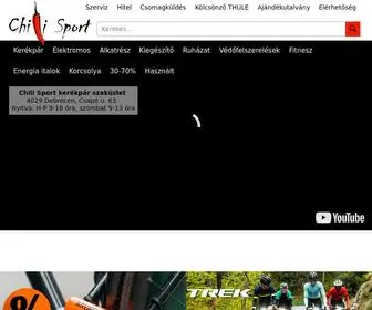 Chilisport.hu(Kerékpárbolt) Screenshot
