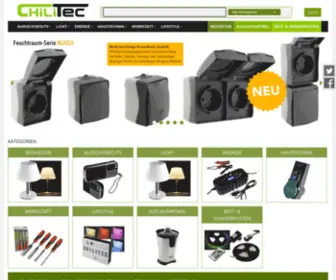 Chilitec.de(Großhandel für Elektronik & Technik) Screenshot