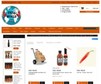 Chiliwebshop.dk(Chili World) Screenshot