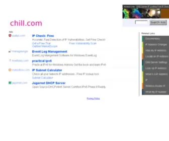 Chill.com(The Best Natural Supplements & Healthy Alternatives Store) Screenshot