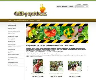 Chilli-Papricka.cz(Semínka chilli) Screenshot