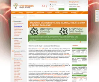 Chilli-Shop.sk(Predaj) Screenshot