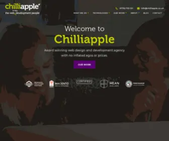Chilliapple.co.uk(UK Web Development Company) Screenshot