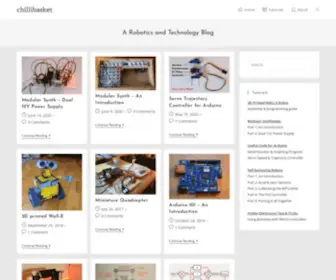 Chillibasket.com(A Robotics and Technology Blog) Screenshot