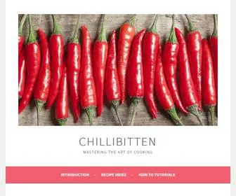 Chillibitten28.net(Mastering the art of cookingchillibitten) Screenshot