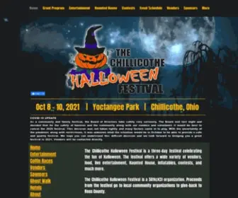 Chillicothehalloweenfestival.com(Chillicothe Halloween Festival) Screenshot