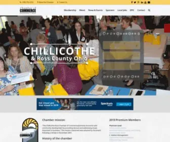 Chillicotheohio.com(Chillicothe Ross Chamber of Commerce) Screenshot