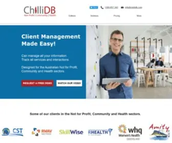 Chillidb.com(NFP, Community, Health W3.CSS) Screenshot