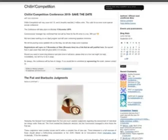 Chillingcompetition.com(Relaxing whilst doing Competition Law) Screenshot