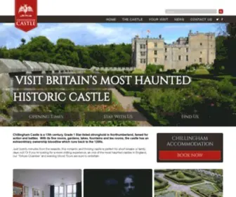 Chillingham-Castle.com(Visit Britain’s Most Haunted historic castle) Screenshot
