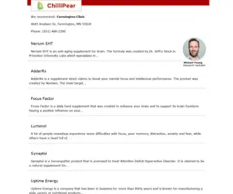 Chillipear.com(Reviews) Screenshot