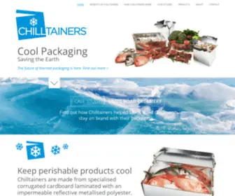 Chilltainers.com(Chilltainers are an environmentally friendly carton) Screenshot