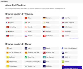 Chilltracking.com(Chill Tracking) Screenshot