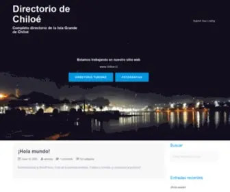 Chiloe.cl(Directorio de Chiloé) Screenshot
