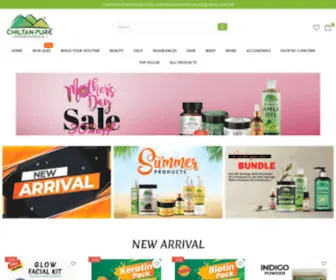 Chiltanpure.com(Skincare, Haircare, Healthcare Products in Pakistan No.1 Brand) Screenshot