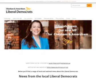 Chilternlibdems.org.uk(Chesham and Amersham Liberal Democrats) Screenshot