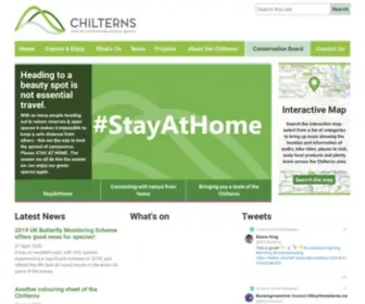 Chilternsaonb.org(The Chilterns AONB) Screenshot
