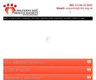 Chilternsdogrescue.org.uk(Chilterns Dog Rescue Society) Screenshot