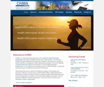 Chima.org(Colorado Health Information Management Association) Screenshot