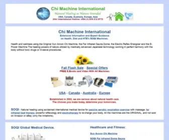 Chimachine4U.com(Chi Machine International) Screenshot