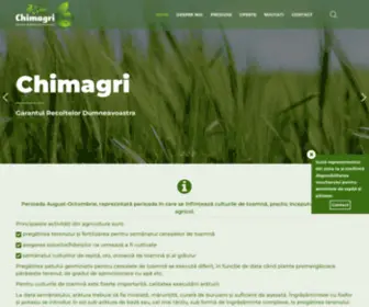 Chimagri.ro(Garantul recoltelor dumneavoastr) Screenshot