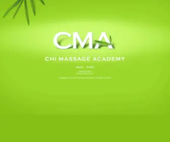 Chimassageacademy.com(Trainings, Health & Asian Spa, Consultation) Screenshot