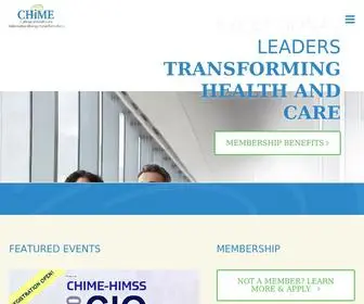 Chimecentral.org(The College of Healthcare Information Management Executives (CHIME)) Screenshot