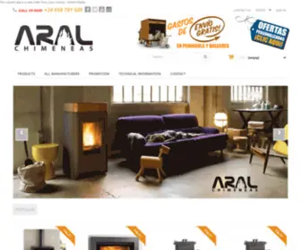 Chimeneasaral.com(Chimeneas Aral) Screenshot
