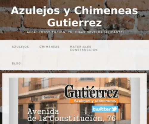 Chimeneasgutierrez.com(Chimeneas) Screenshot