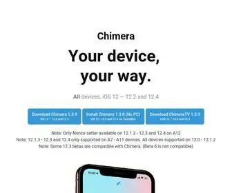Chimera.sh(Your device) Screenshot