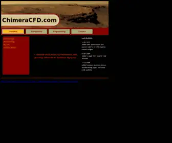 ChimeracFD.com(Homepage of Matthew MacLean) Screenshot