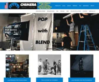 Chimeralighting.com(Chimera) Screenshot