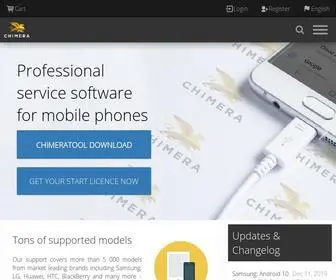 Chimeratool.com(Professional service software for Blackberry) Screenshot