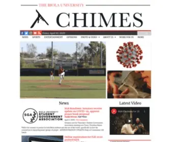 Chimesnewspaper.com(The Student News Site of Biola University) Screenshot