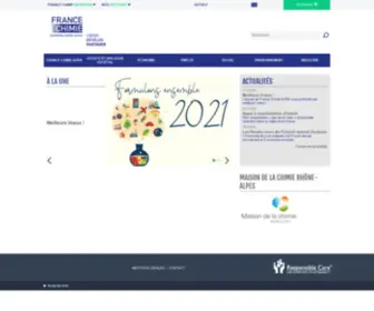 Chimie-Aura.org(France Chimie Auvergne) Screenshot