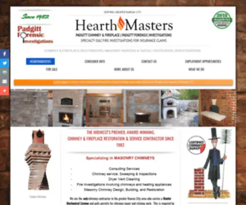 Chimkc.com(HearthMasters, Inc) Screenshot