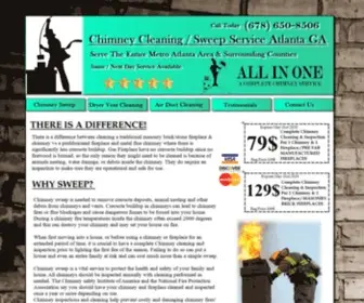 Chimneycleaningatlantaga.com($79 Atlanta's Complete Chimney sweep) Screenshot