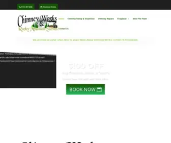 Chimneyworksonline.com(Chimney Sweep & Repair) Screenshot