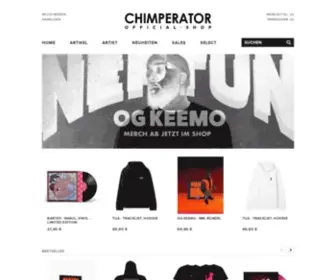 Chimperator-Shop.com(Willkommen im Chimperator Online) Screenshot