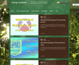 Chimpscribbles.com(Chimp Scribbles) Screenshot