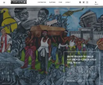 Chimurenga.co.za(The Chimurenga Chronic) Screenshot