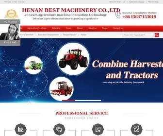 China-Agriculturemachine.com(HENAN BEST MACHINERY CO) Screenshot