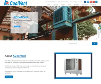 China-Aircooler.com(KCoolVent Air Cooler) Screenshot