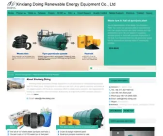 China-Doing.com(Manufacture of pyrolysis plant) Screenshot