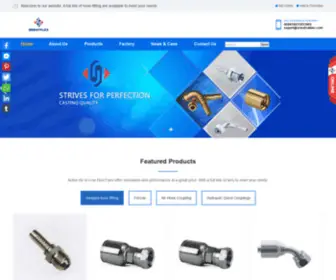 China-Hose-Fitting.com(Hydraulic Hose Fittings) Screenshot