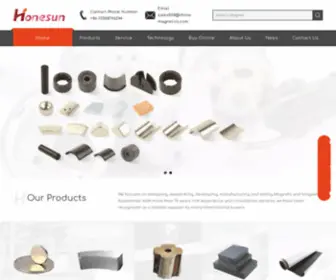 China-Magnetics.com(Honesun Industrial Co) Screenshot